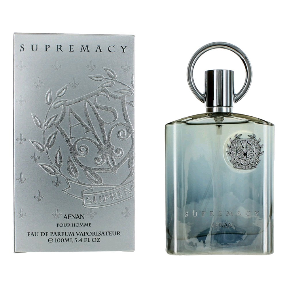 Afnan – Supremacy Silver Eau de Parfum Spray for Men (3.4 oz) product image