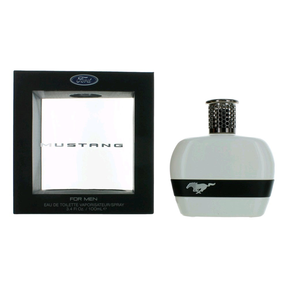 Mustang – Mustang White Eau de Toilette Spray for Men (3.4 oz) product image