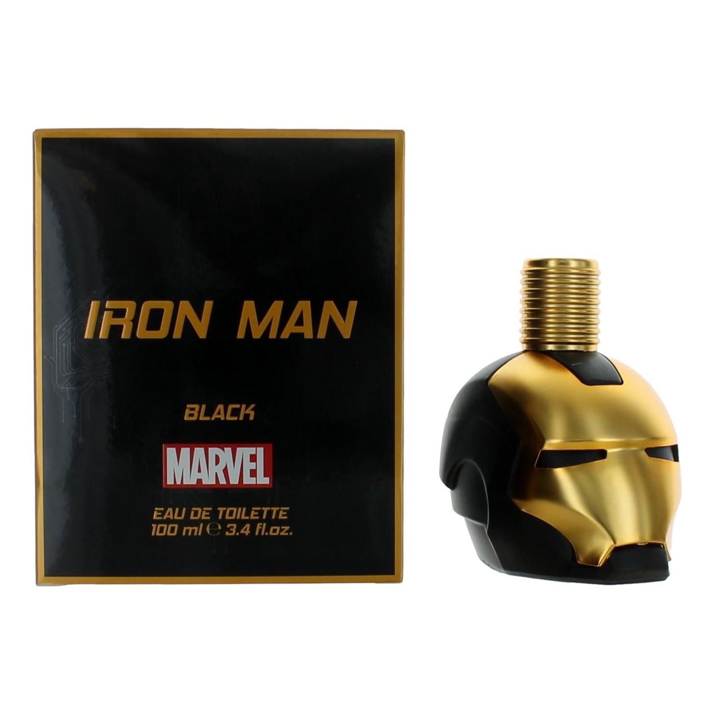 Marvel – Iron Man Black by Iron Man Eau de Toilette Spray for Men (3.4 oz) product image