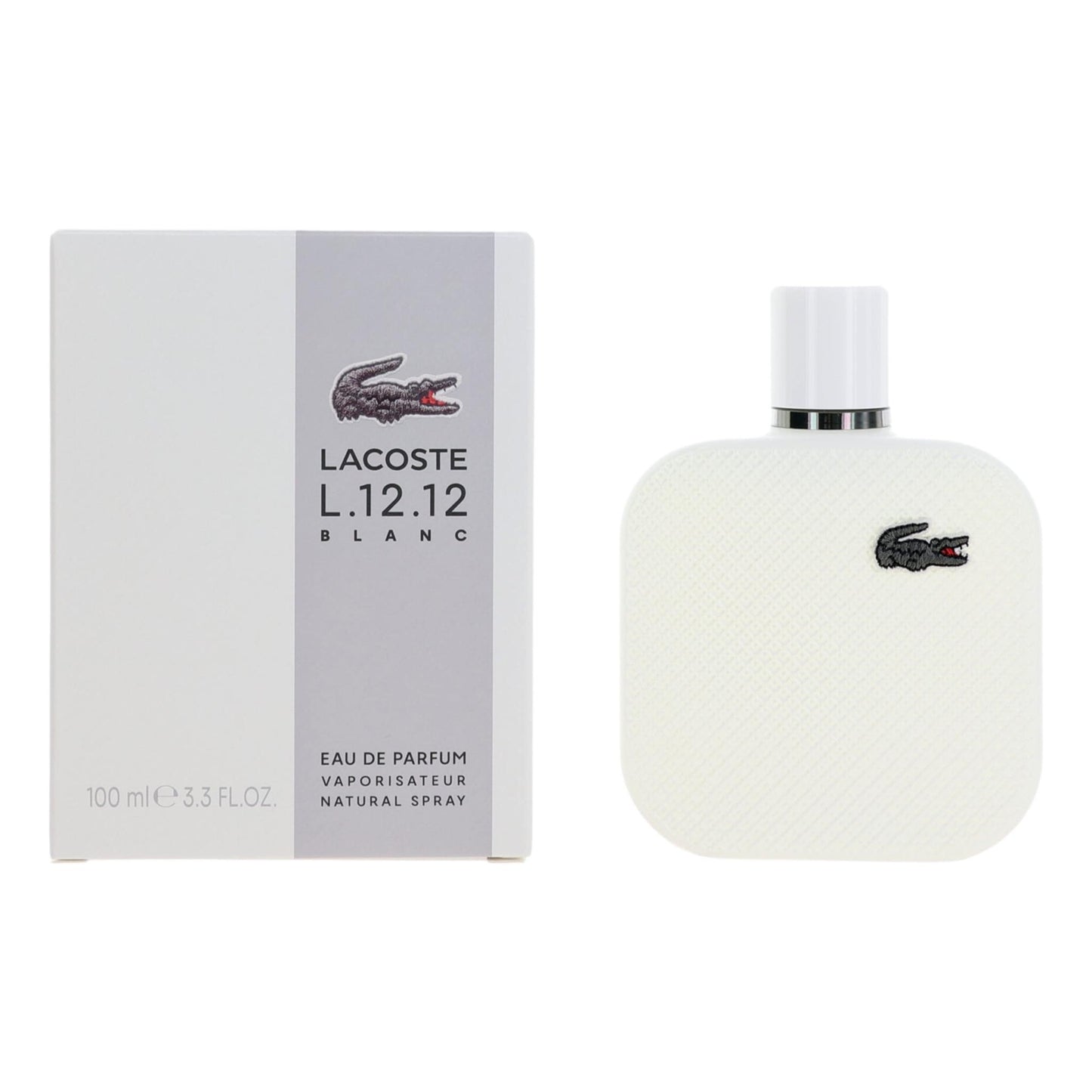 Lacoste – Lacoste L.12.12 White Blanc Eau de Parfum Spray for Men (3.3 oz) product image