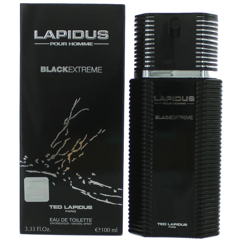 Ted Lapidus – Lapidus Black Extreme Eau de Toilette Spray for Men (3.3 oz) product image