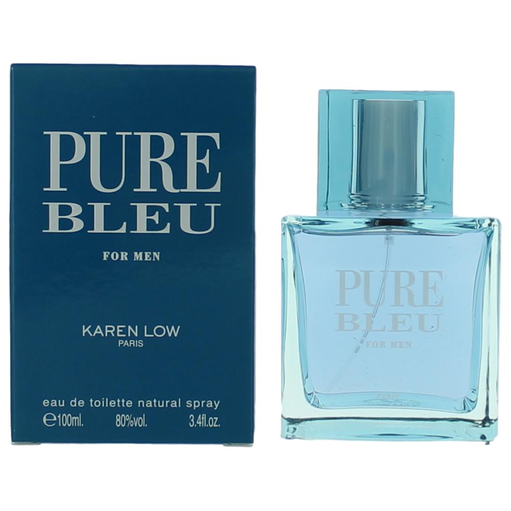 Karen Low – Pure Bleu Eau de Toilette Spray for Men (3.4 oz) product image