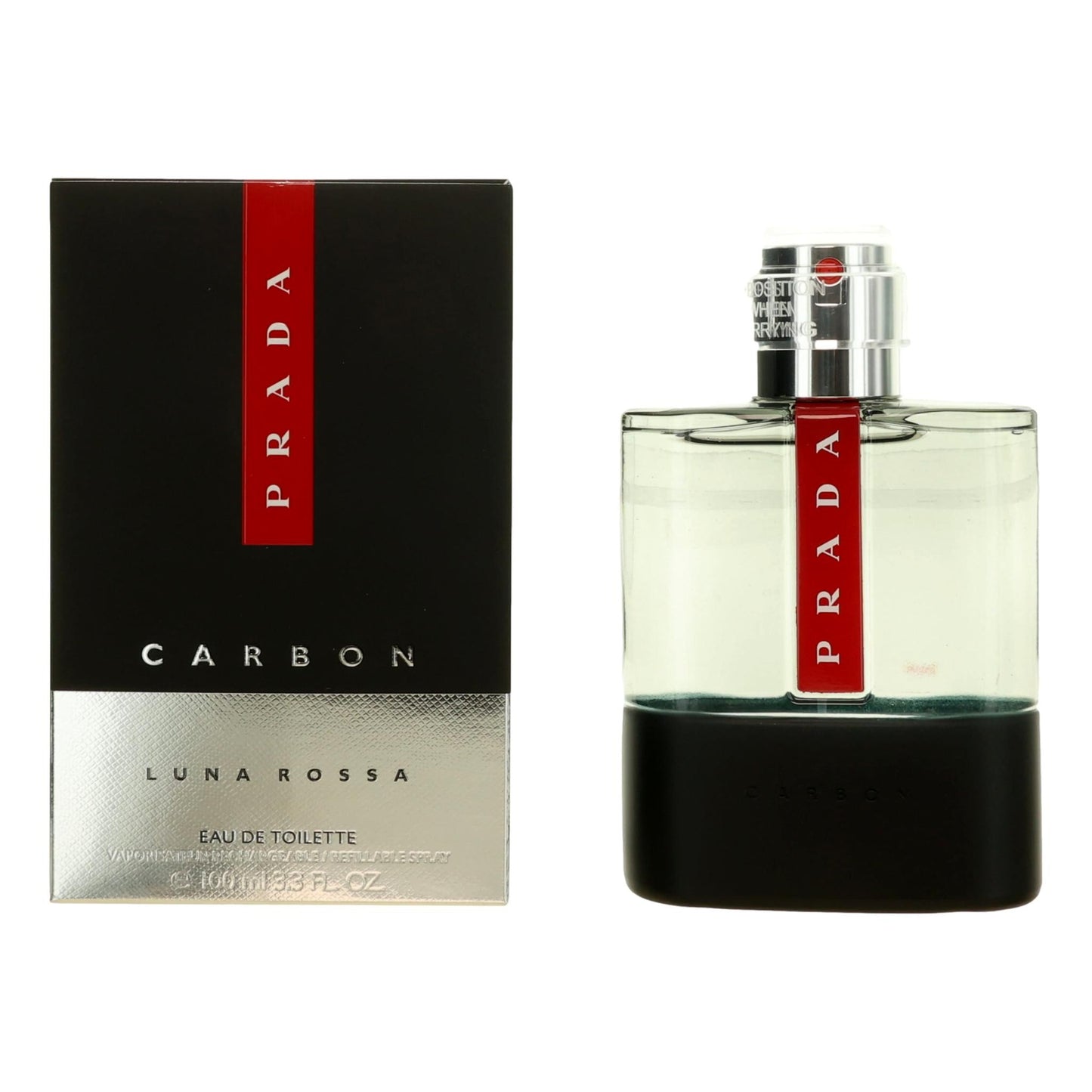 Prada – Prada Luna Rossa Carbon Eau de Toilette Spray for Men (3.4 oz) product image