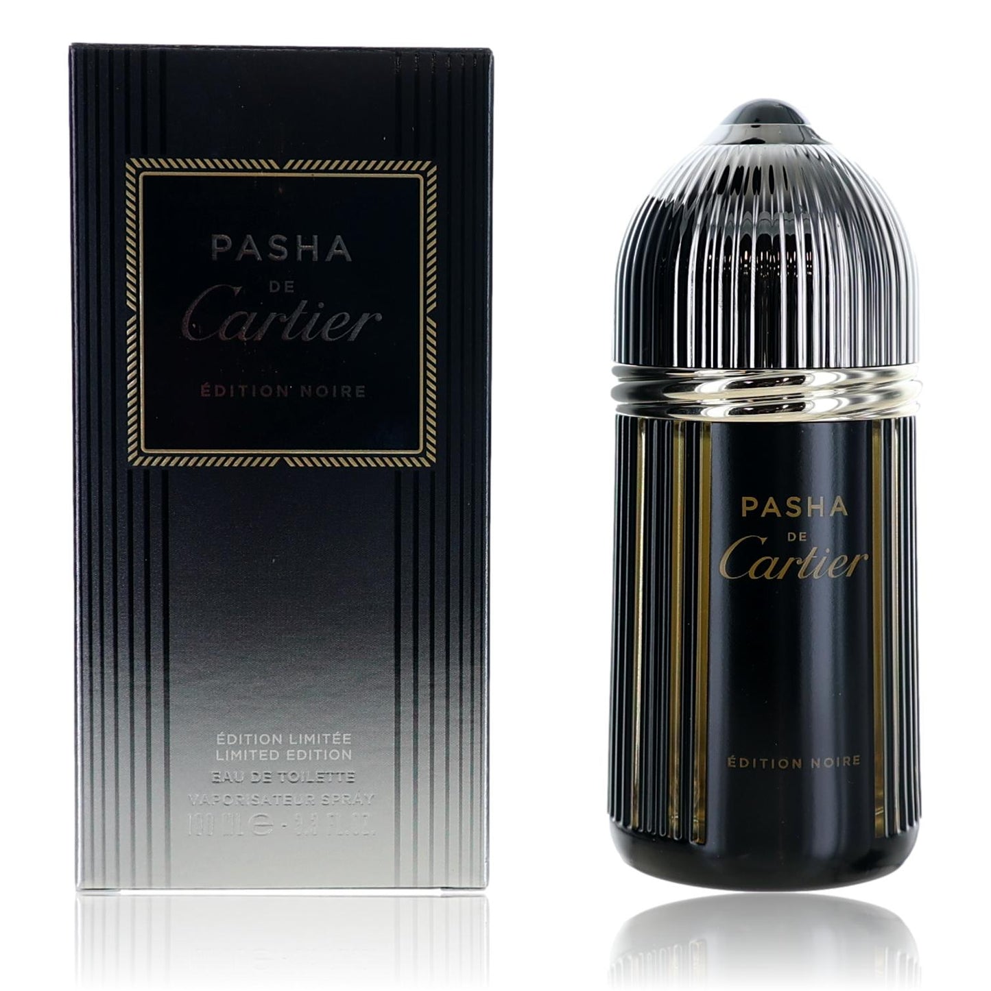 Cartier – Pasha de Cartier Edition Noire Eau de Toilette Spray for Men (3.3 oz) product image