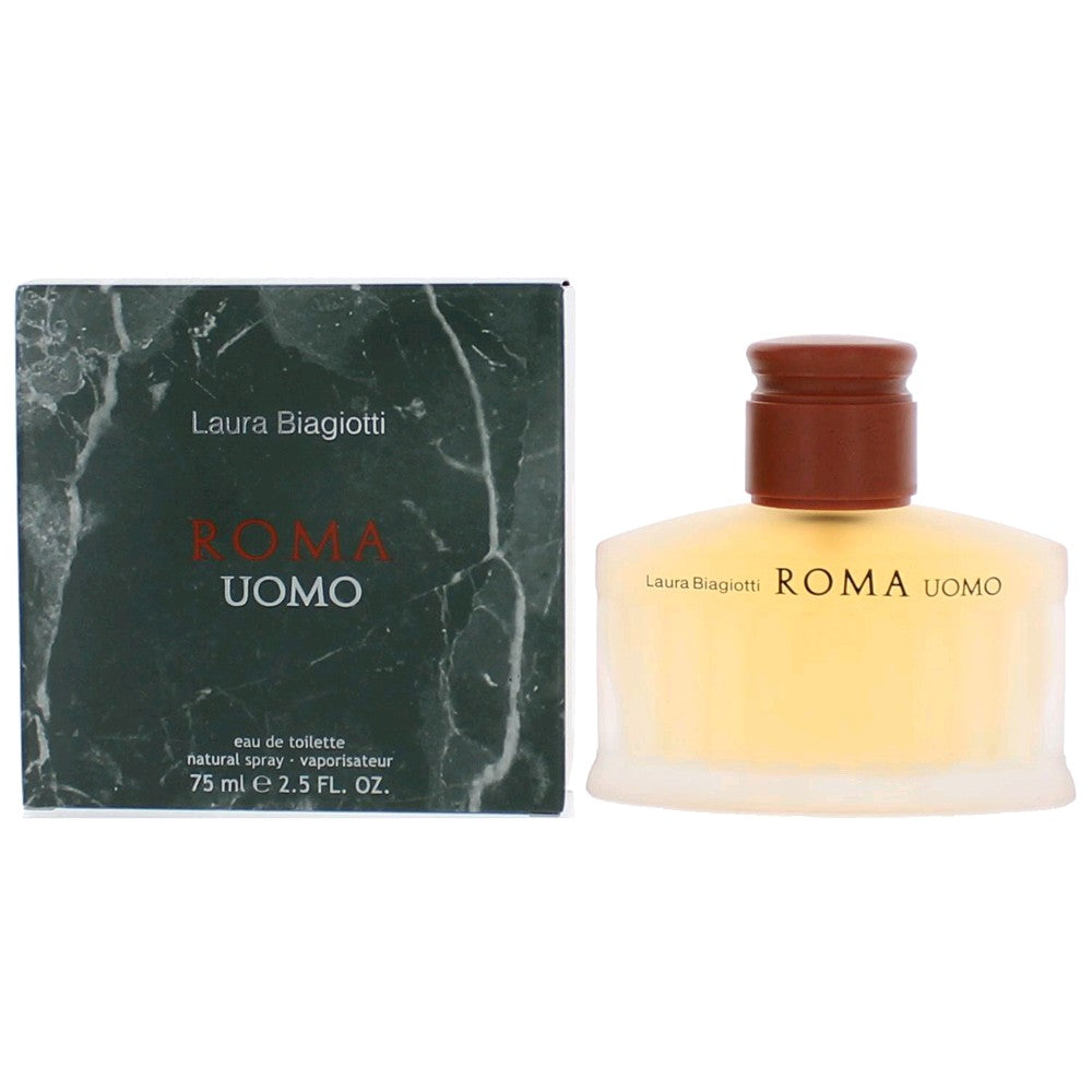 Laura Biagiotti – Roma Uomo Eau de Toilette Spray for Men (2.5 oz) product image