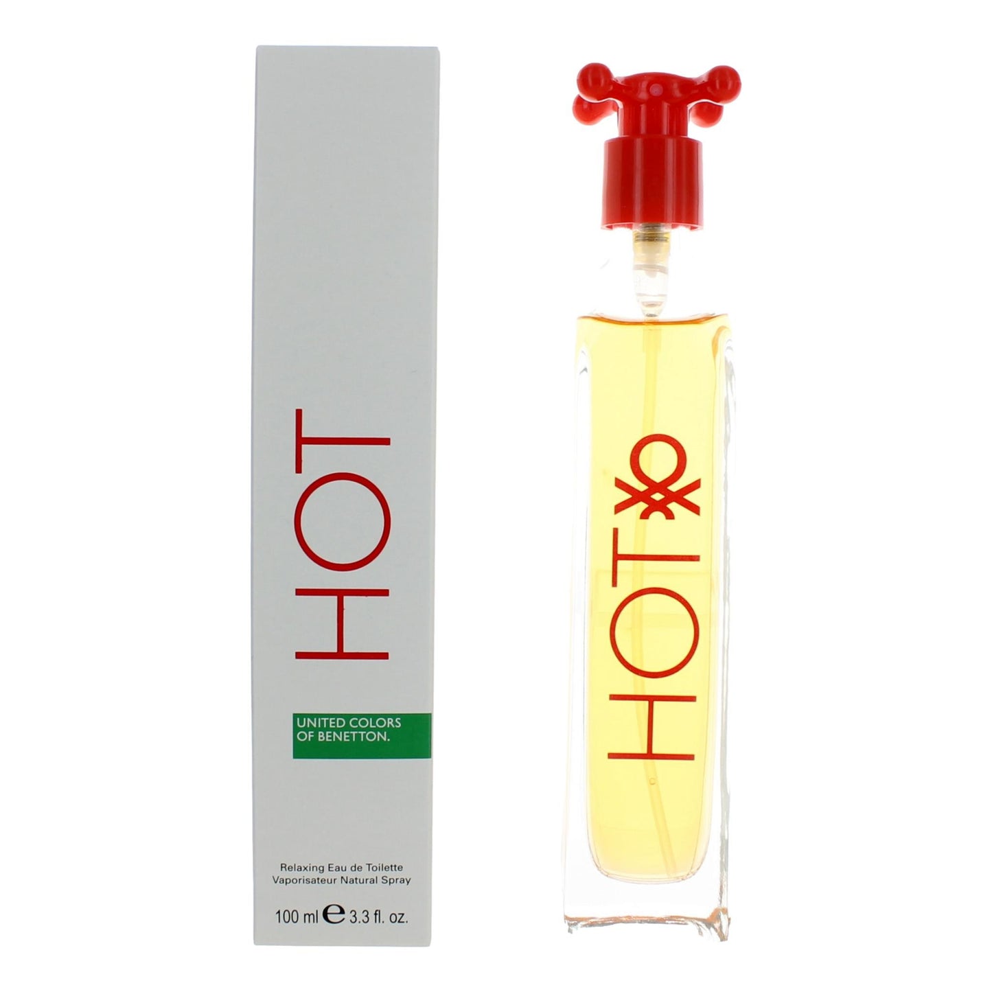 Benetton – Hot Eau de Toilette Spray for Unisex (3.3 oz) product image