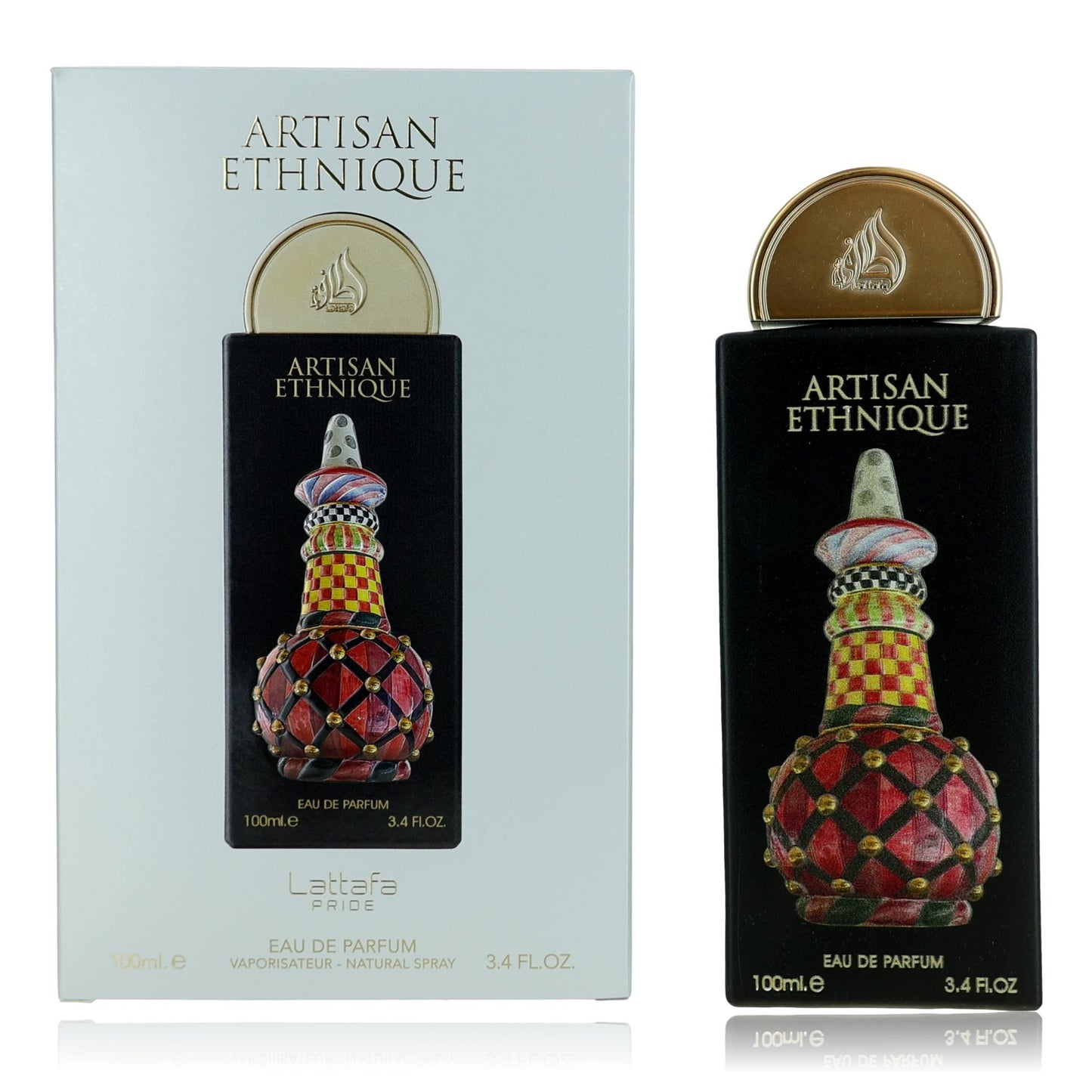 Lattafa – Pride Artisan Ethnique Eau de Parfum Spray for Unisex (3.4 oz) product image