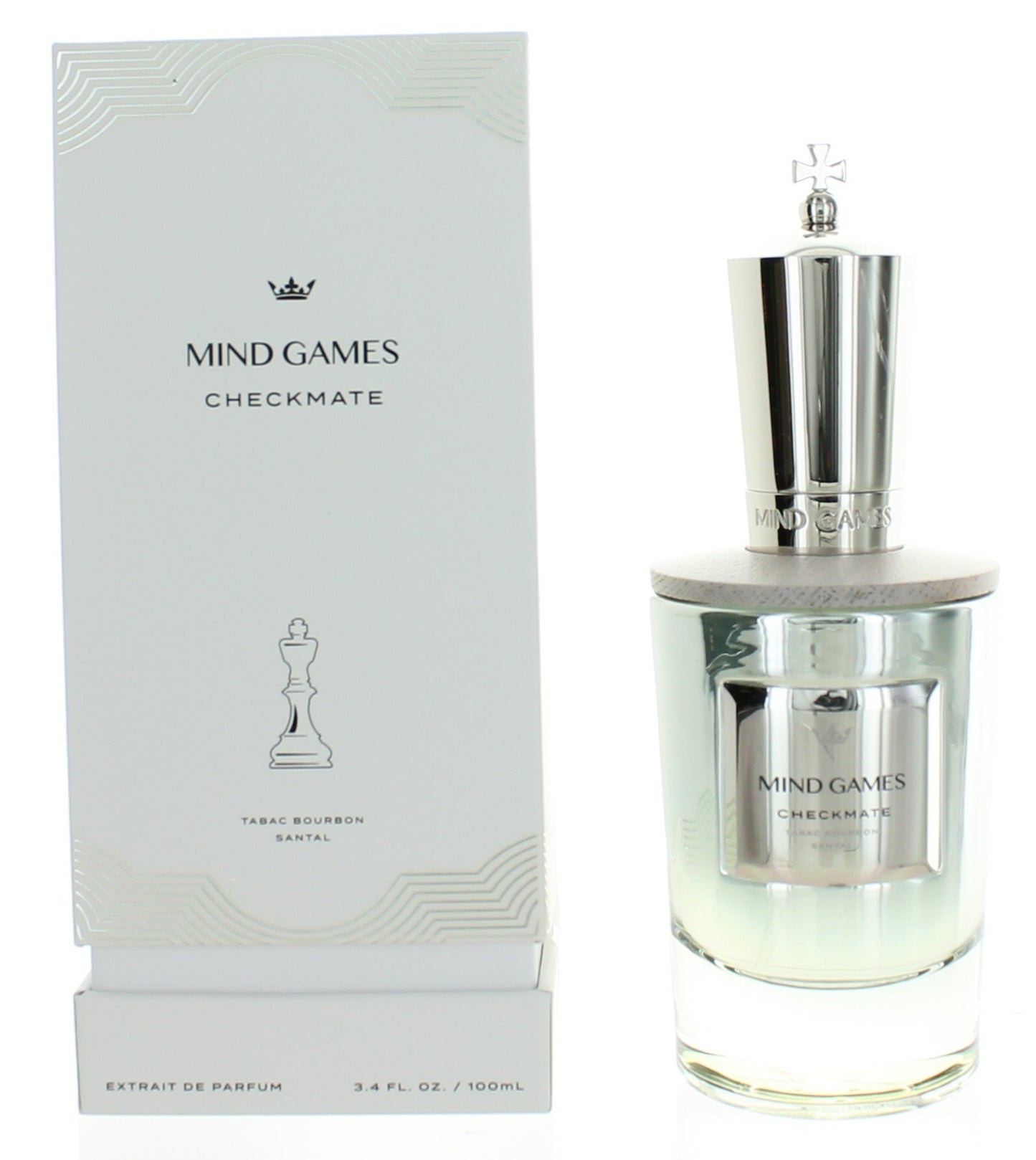 Mind Games – Checkmate Silver King Extrait de Parfum Spray for Unisex (3.4 oz) product image