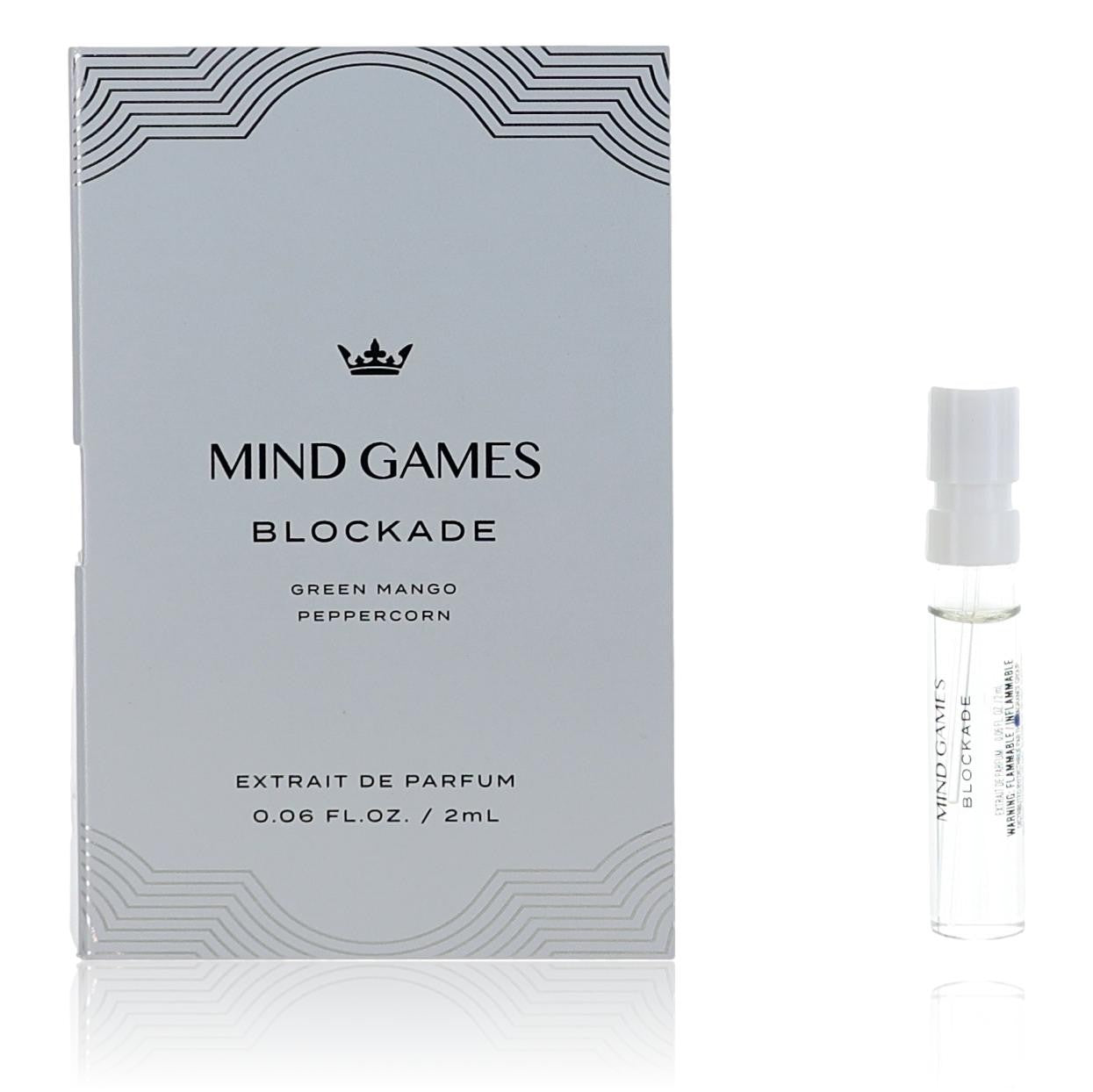 Mind Games – Blockade Extrait de Parfum Spray for Unisex (0.06 oz) product image