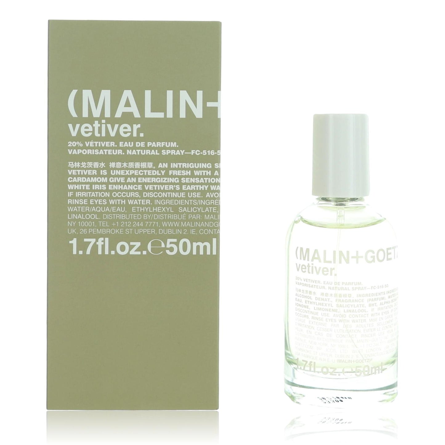 Malin & Goetz – Malin & Goetz Vetiver Eau de Parfum Spray for Unisex (1.7 oz) product image