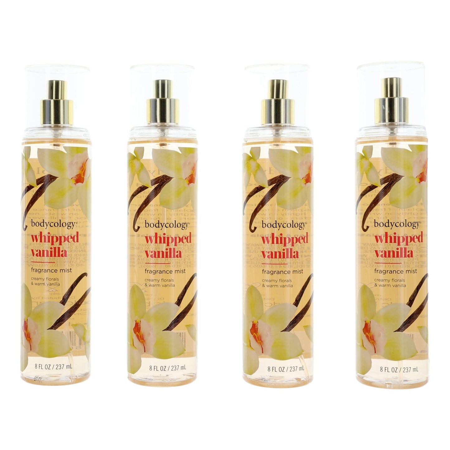 Bodycology – Whipped Vanilla Fragrance for Women (4-Pack 8 oz) product image