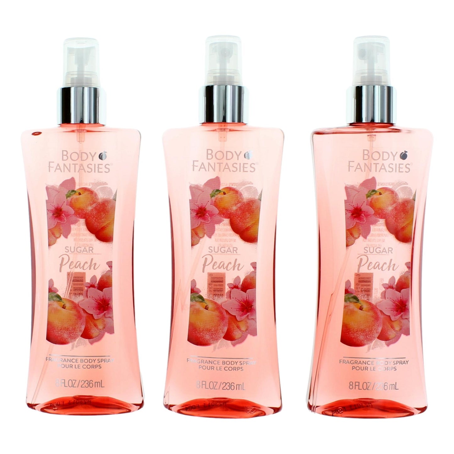 Parfums De Coeur – Sugar Peach by Body Fantasies Fragrance Body Spray for Women (3-Pack 8 oz) product image