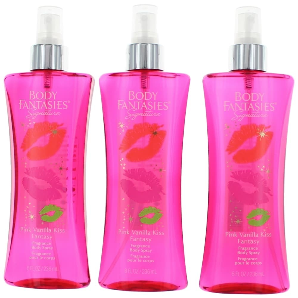 Parfums De Coeur – Pink Vanilla Kiss Fantasy 3 Pack 8 Fragrance Body Spray women Fragrance Body Spray for Women product image