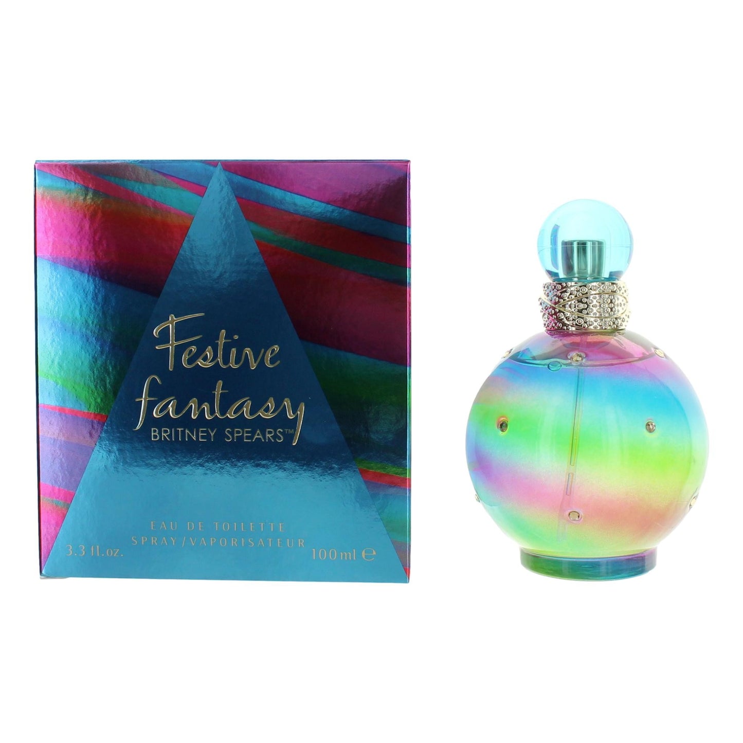 Britney Spears – Festive Fantasy Eau de Toilette Spray for Women (3.3 oz) product image