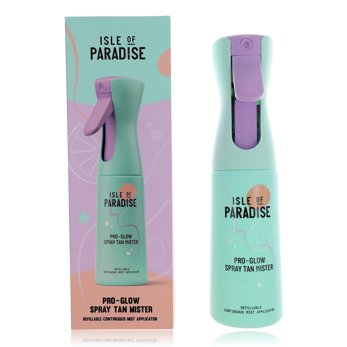 Isle of Paradise – Isle of Paradise Pro-Glow Spray Tan Mister Refillable Continuous Mist Applicator Fragrance product image