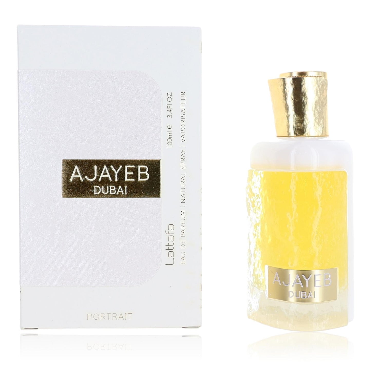 Lattafa – Ajayeb Dubai Portrait Eau de Parfum Spray for Unisex (3.4 oz) product image