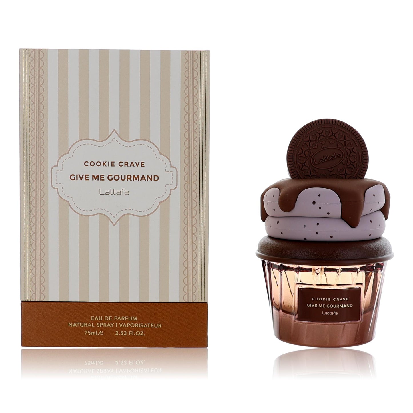 Lattafa – Cookie Crave Give Me Gourmand Eau de Parfum Spray for Women (2.53 oz) product image