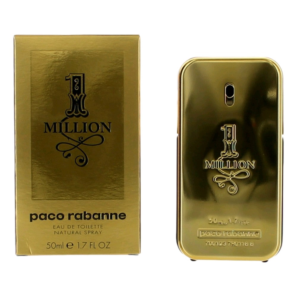 Paco Rabanne – 1 Million Eau de Toilette Spray for Men (1.7 oz) product image