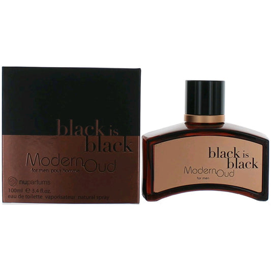 nuparfums – Black is Black Modern Oud Eau de Toilette Spray for Men (3.4 oz) product image