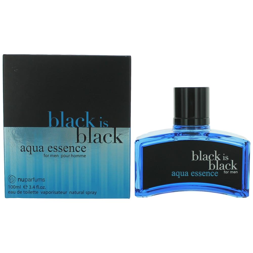 nuparfums – Black is Black Aqua Essence Eau de Toilette Spray for Men (3.4 oz) product image