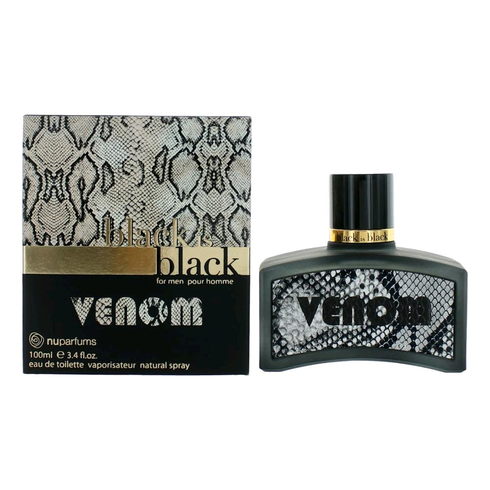 nuparfums – Black is Black Venom Eau de Toilette Spray for Men (3.4 oz) product image