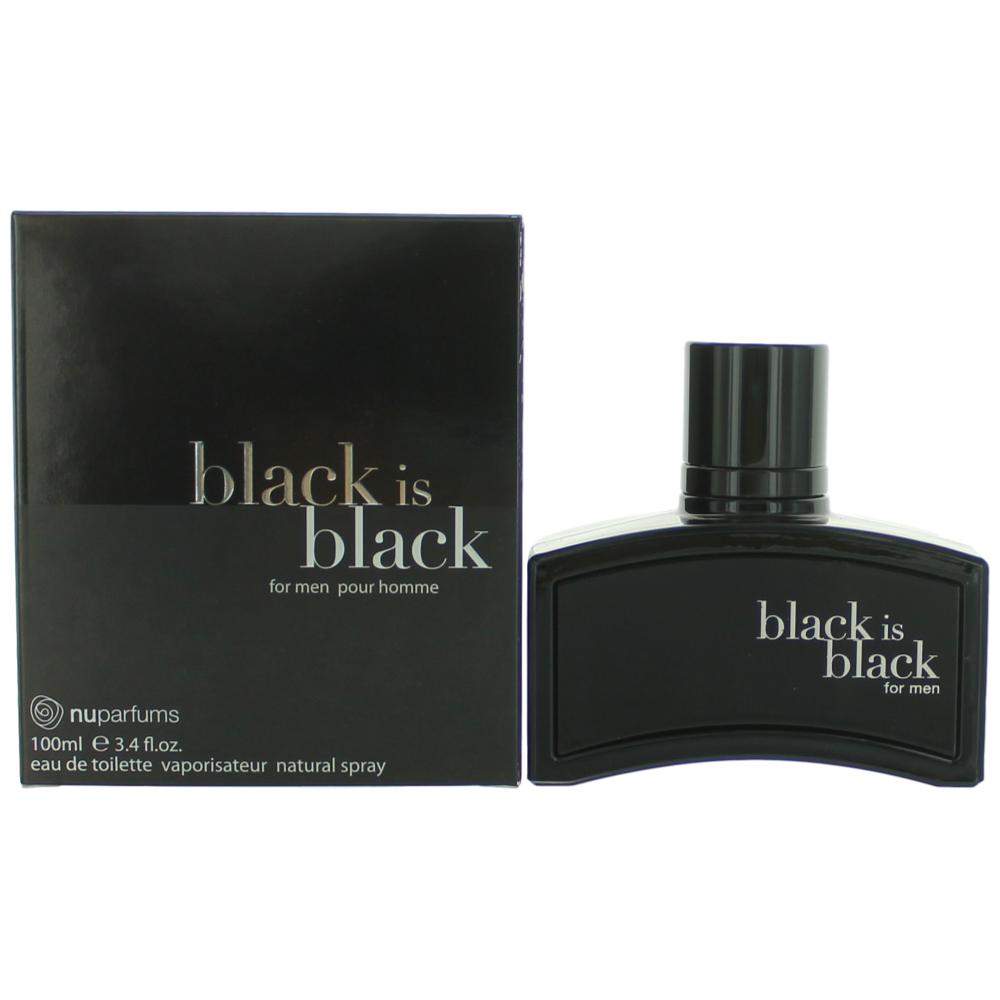nuparfums – Black is Black Eau de Toilette Spray for Men (3.4 oz) product image