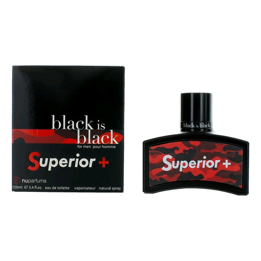 nuparfums – Black is Black Superior by Nu Parfumes Eau de Toilette Spray for Men (3.4 oz) product image