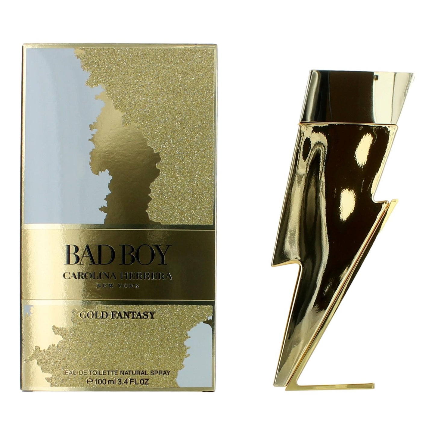 Carolina Herrera – Bad Boy Gold Fantasy Eau de Toilette Spray for Men (3.4 oz) product image