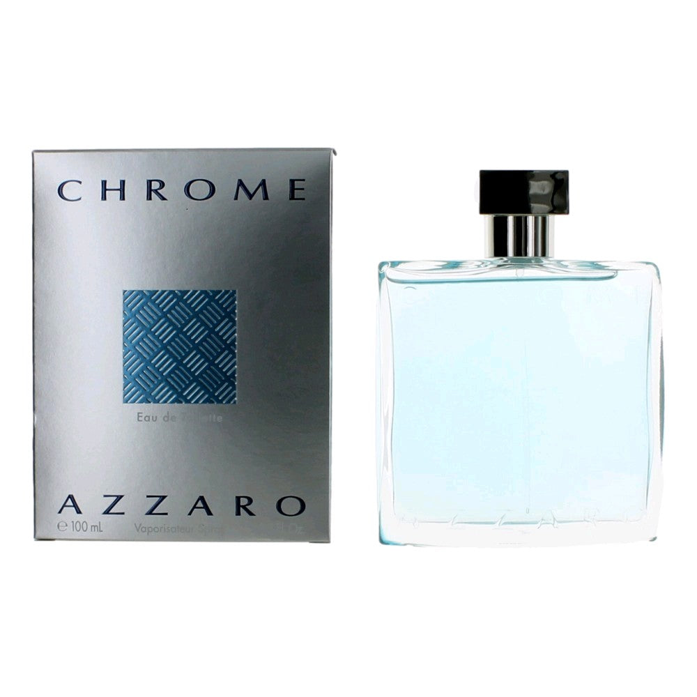 Azzaro – Chrome Eau de Toilette Spray for Men (3.4 oz) product image