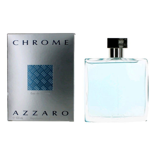 Azzaro – Chrome Eau de Toilette Spray for Men (3.4 oz) product image