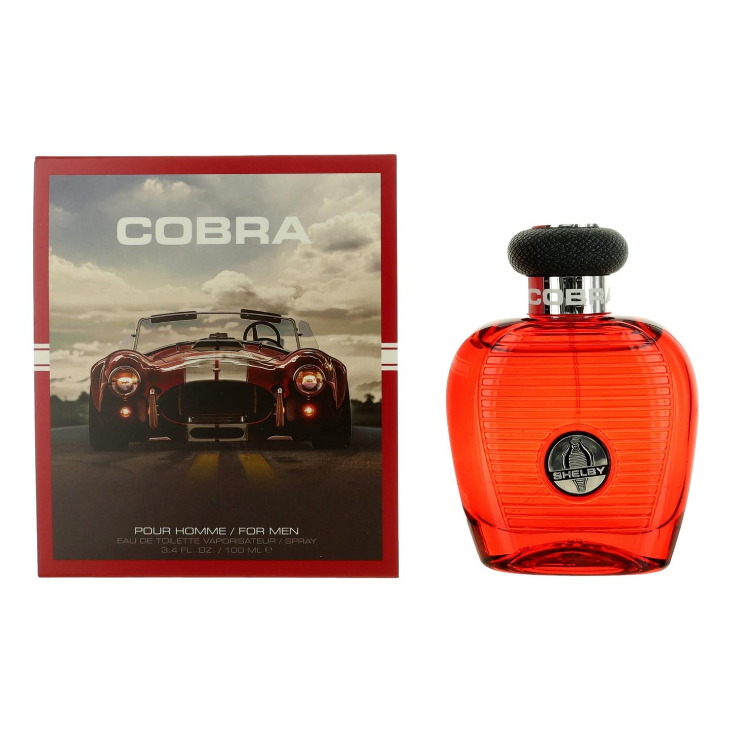 Carroll Shelby – Cobra Red Eau de Toilette Spray for Men (3.4 oz) product image