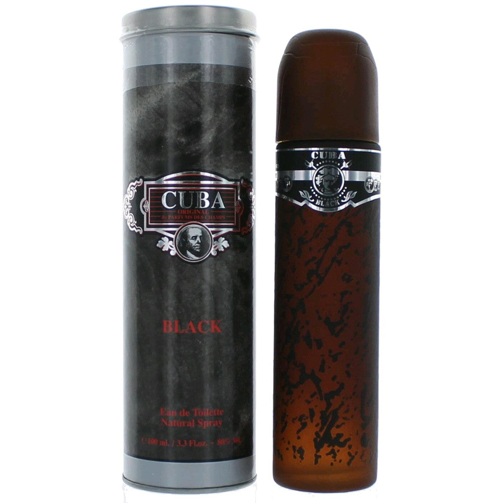 Cuba – Cuba Black Eau de Toilette Spray for Men (3.3 oz) product image