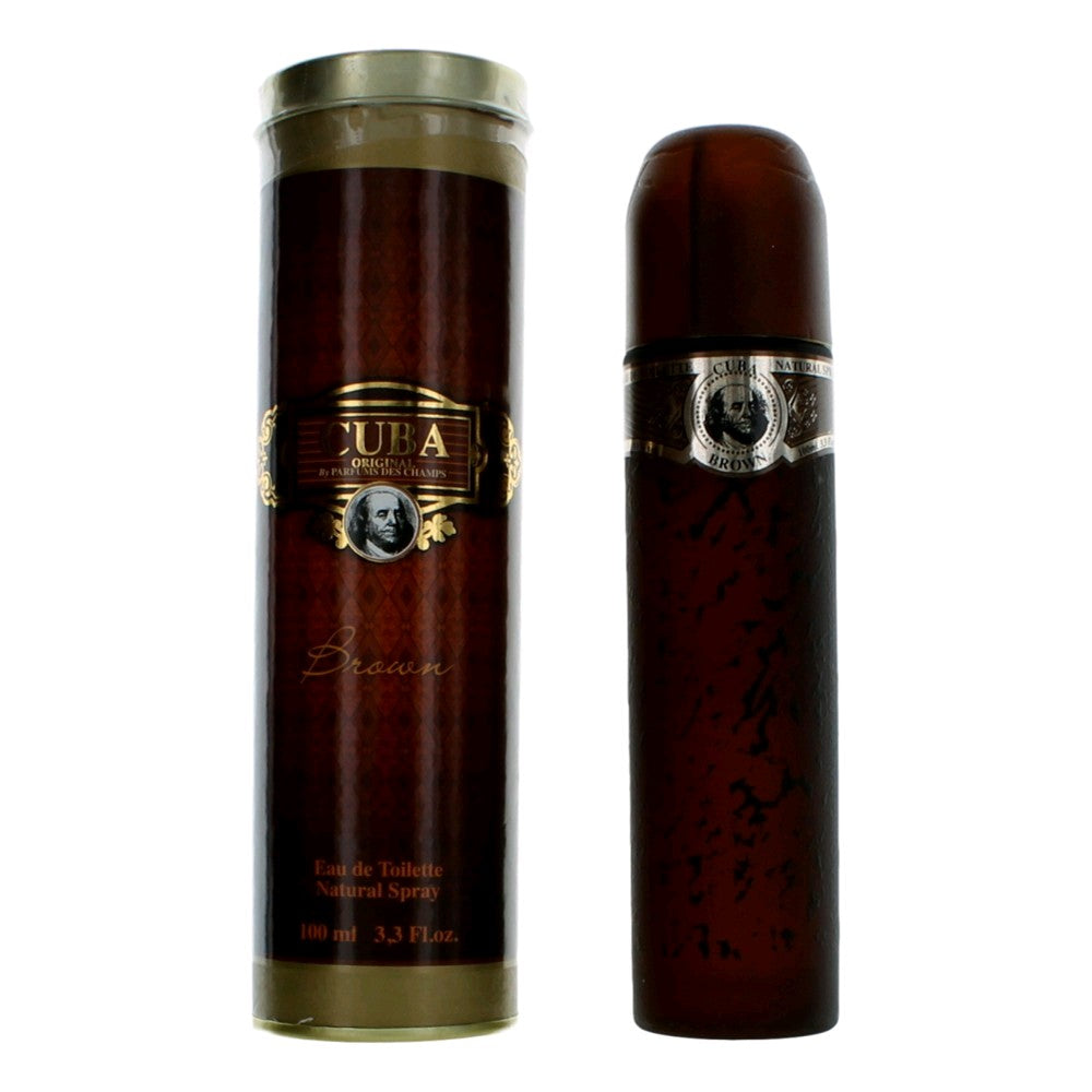 Cuba – Cuba Brown Eau de Toilette Spray for Men (3.3 oz) product image
