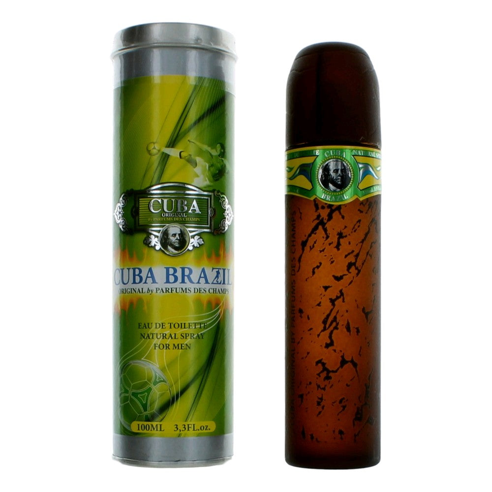 Cuba – Cuba Brazil Eau de Toilette Spray for Men (3.3 oz) product image