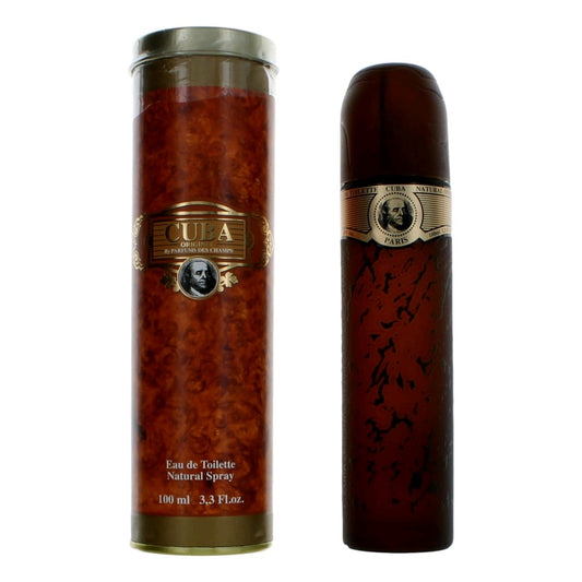Cuba – Cuba Gold Eau de Toilette Spray for Men (3.3 oz) product image