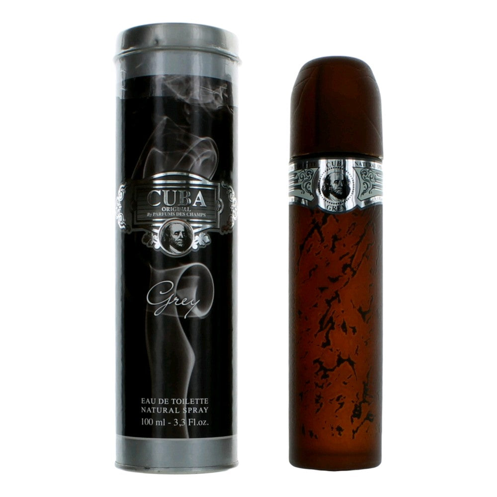 Cuba – Cuba Grey Eau de Toilette Spray for Men (3.3 oz) product image