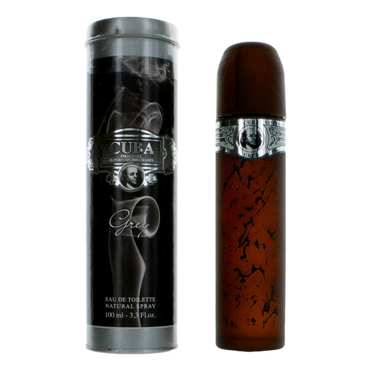 Cuba – Cuba Grey Eau de Toilette Spray for Men (3.3 oz) product image