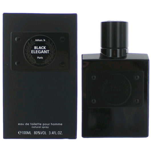 Johan.b – Black Elegant Eau de Toilette Spray for Men (3.4 oz) product image