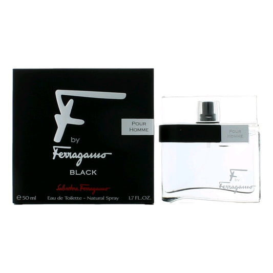 Salvatore Ferragamo – F Black Eau de Toilette Spray for Men (1.7 oz) product image