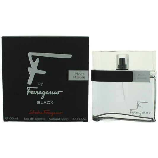 Salvatore Ferragamo – F Black Eau de Toilette Spray for Men (3.4 oz) product image