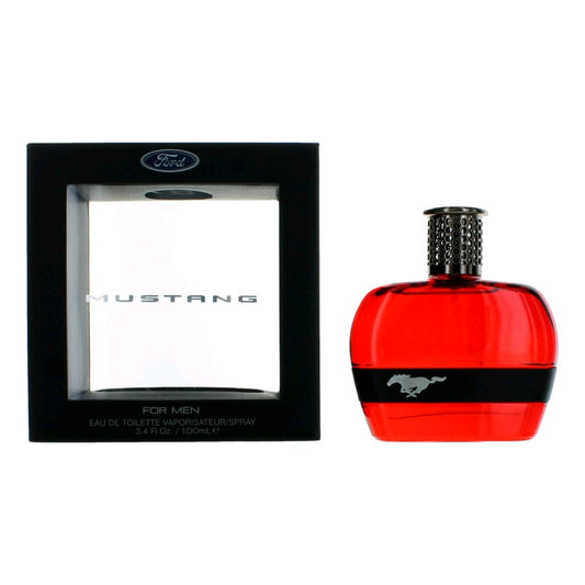 Mustang – Mustang Red Eau de Toilette Spray for Men (3.4 oz) product image