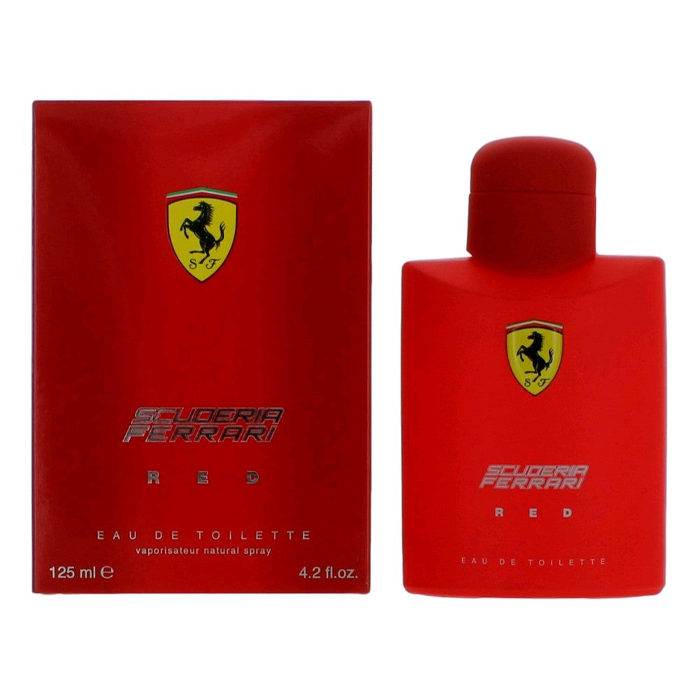 Ferrari – Ferrari Red by Scuderia Ferrari Eau de Toilette Spray for Men (4.2 oz) product image