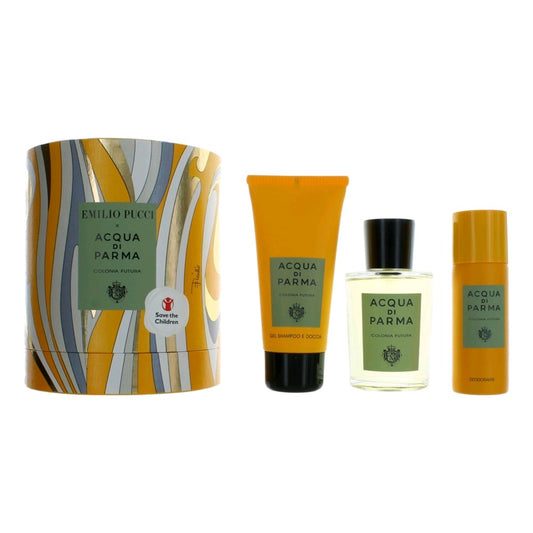 Acqua Di Parma – Acqua Di Parma X Emilio Pucci Colonia Futura 3 Piece Gift Set Unisex for Unisex product image