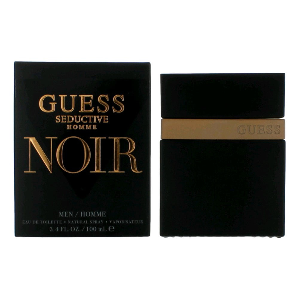 Guess – Guess Seductive Noir Eau de Toilette Spray for Men (3.4 oz) product image