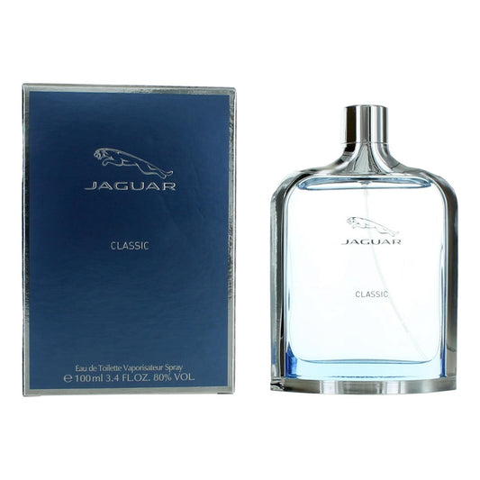 Jaguar – Jaguar Classic Blue Eau de Toilette Spray for Men (3.4 oz) product image