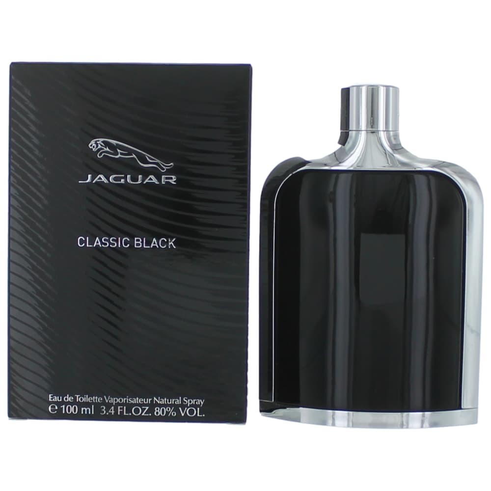 Jaguar – Jaguar Classic Black Eau de Toilette Spray for Men (3.4 oz) product image