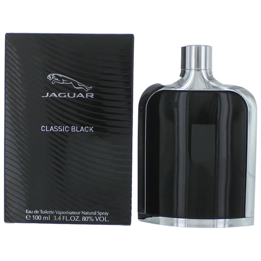 Jaguar – Jaguar Classic Black Eau de Toilette Spray for Men (3.4 oz) product image