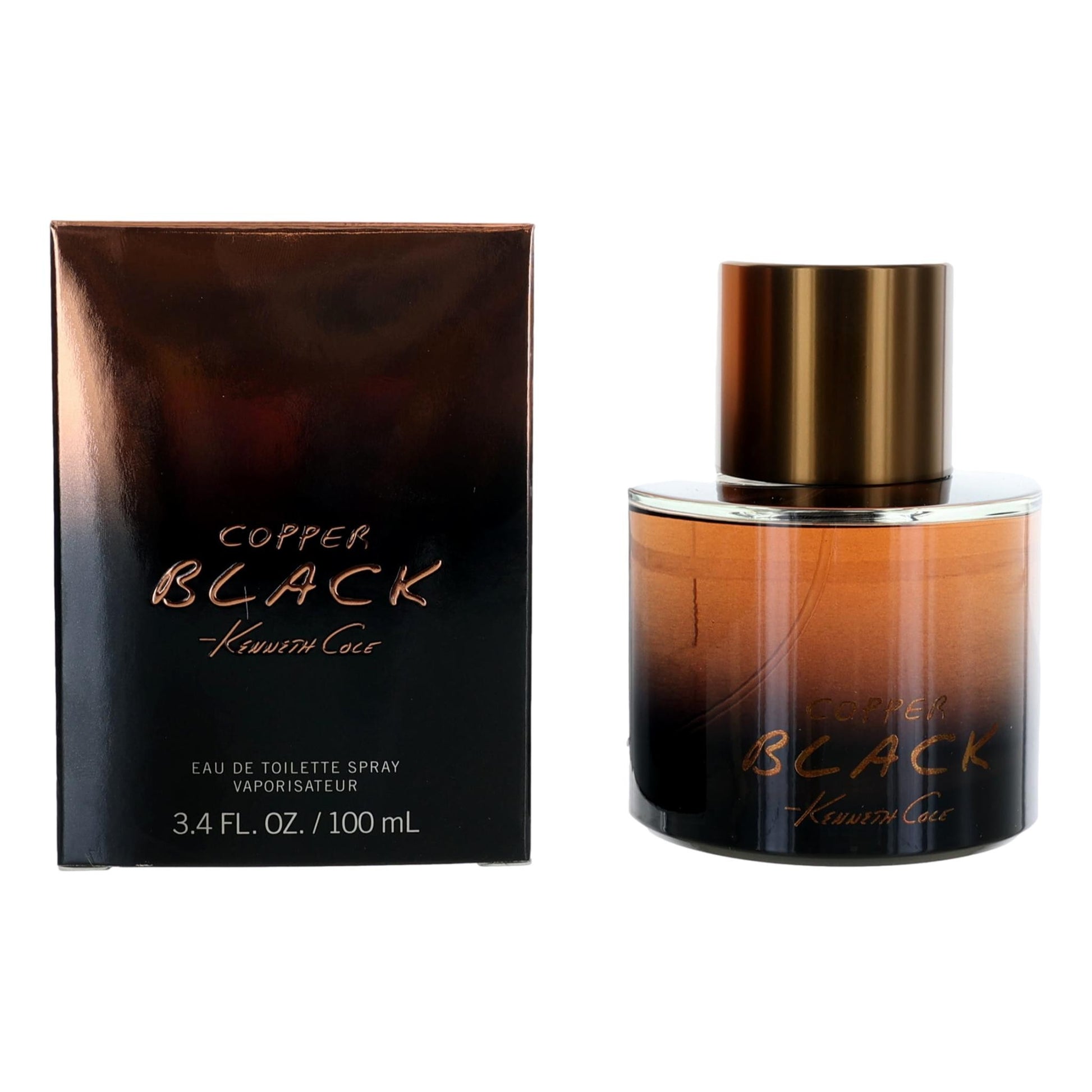 Kenneth Cole – Kenneth Cole Copper Black Eau de Toilette Spray for Men (3.4 oz) product image