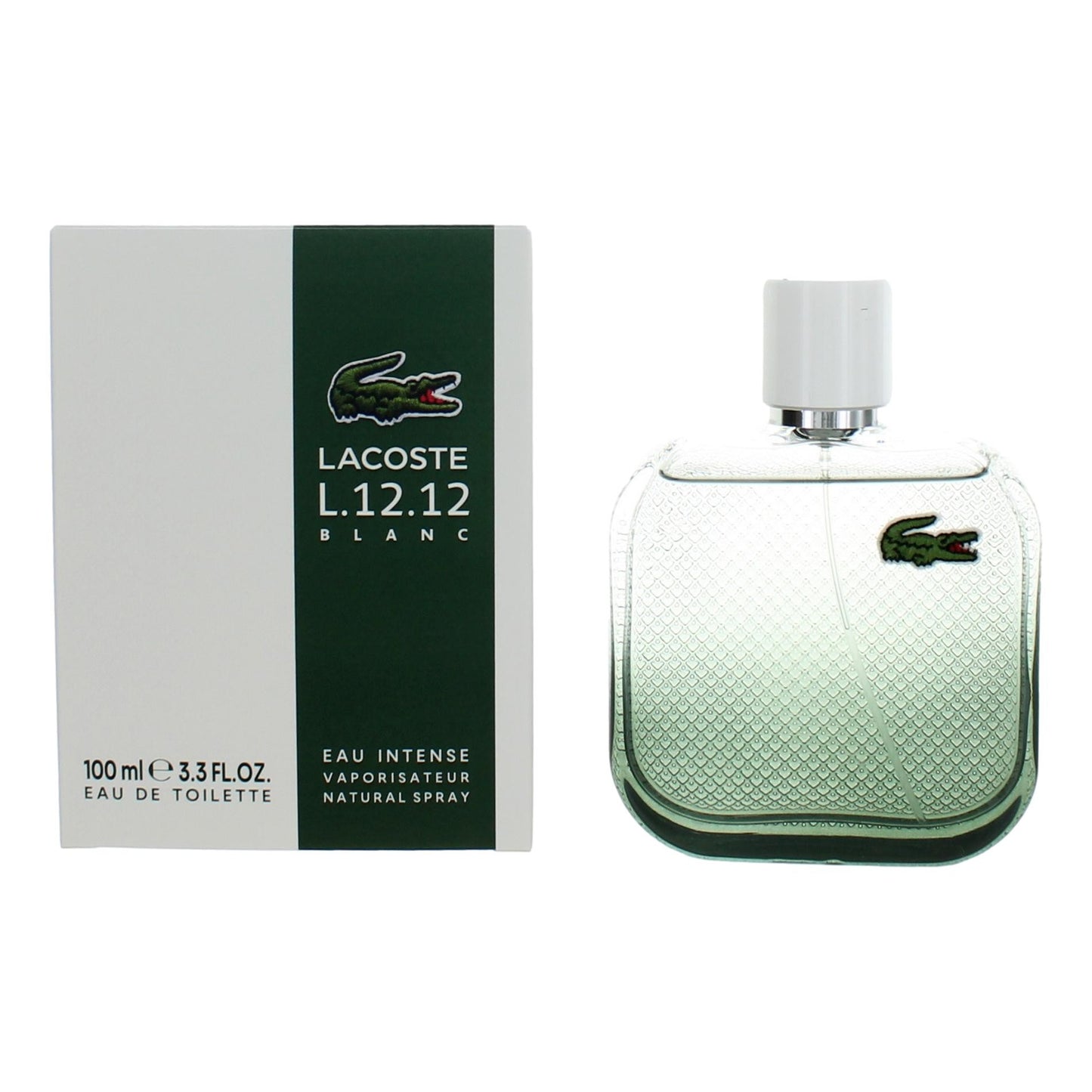 Lacoste – Lacoste L.12.12 Blanc Intense Eau de Toilette Spray for Men (3.4 oz) product image