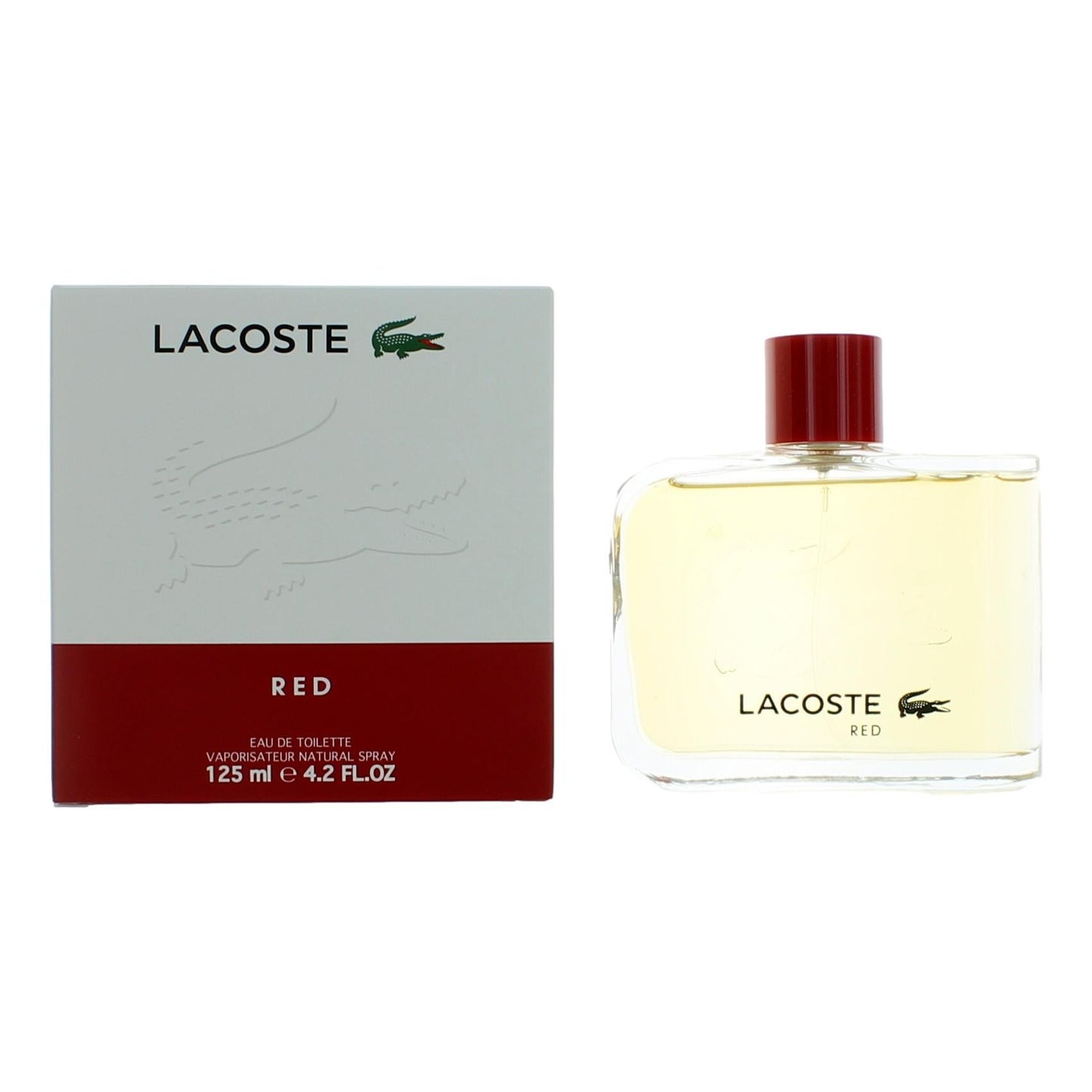 Lacoste – Lacoste Red Eau de Toilette Spray for Men (4.2 oz) product image